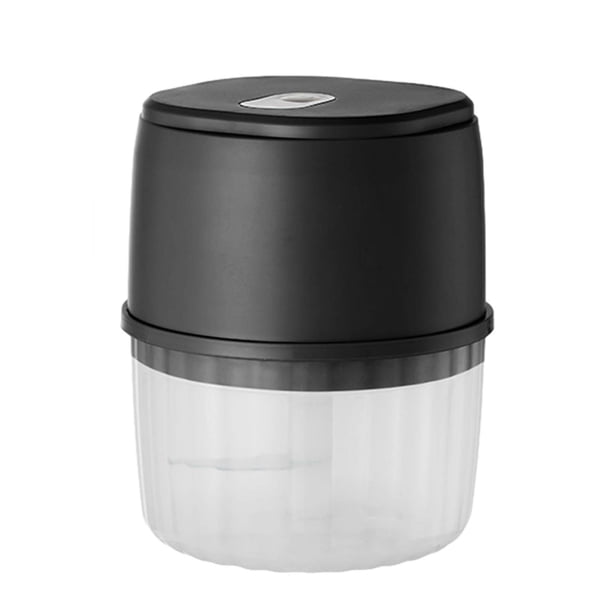 Pisexur Batería de cocina Picadora de ajo eléctrica, machacador de ajo, prensa de ajo, picadora de pimienta, chile, verduras, carne, procesador de alimentos, 250 ml para la cocina del hogar
