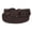 Brown, variant on CTM Elastic Braided Belt with Covered Buckle (Men Big & Tall)