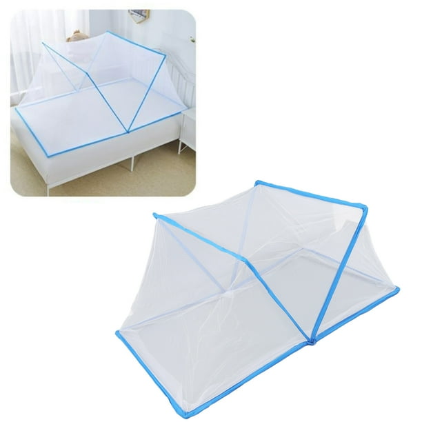Carpa Con Mosquitera para Bebés, Carpa Con Mosquitera Portátil, Liviana y Plegable Para Bebés y Niños Estudiantes, Malla Transparente Ventilada, Mantiena al Bebé Seguro