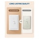 thumbnail image 2 of DEWENWILS Decorative Light Switch Cover, Metal Toggle Light Switch Wall Plates,Outlet Covers for Home, Office, 2 of 4
