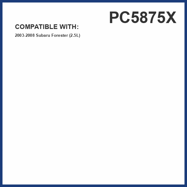 PUREFLOW PC5875X Cabin Air Filter | Fits 2003-2008 Subaru Forester 2.5L