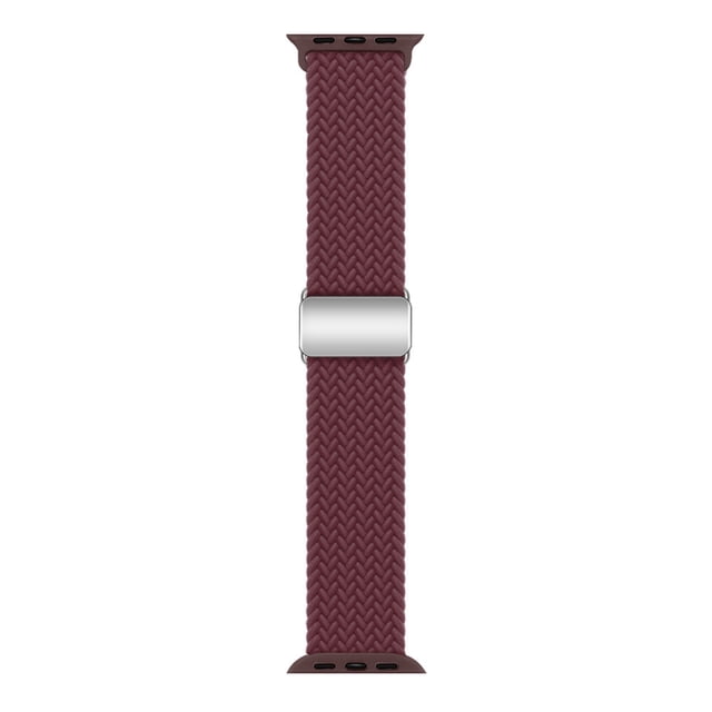 Correa de hebilla magnética trenzada para reloj Apple de 789ª generación, pulsera ajustable para Apple Watch