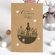 thumbnail image 3 of Papel de aluminio dorado 3d tarjetas de navidad saludos de la temporada tarjetas de felicitación de Navidad kraft, 3 of 4