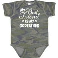 thumbnail image 3 of Inktastic My Best Friend is My Godfather with Hearts Boys or Girls Baby Bodysuit, 3 of 5