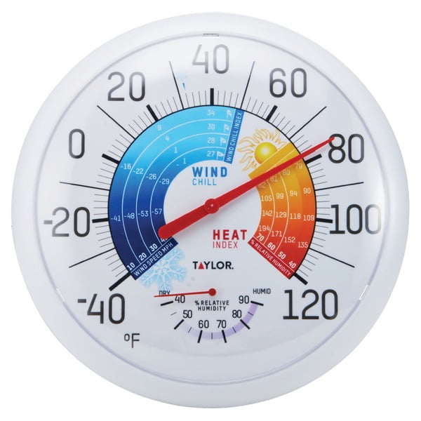 Taylor Precision Products 6751 Thermomètre et hygromètre à indice