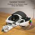 thumbnail image 4 of VR Charging Dock for Meta Quest 3/3S with RGB LED Light, Magnetic Charging Station for Oculus Quest 3 VR Headset and Touch Controllers, with 2 Rechargeable 2100mAh Batteries/USB-C Charger Cable, 4 of 9