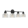 thumbnail image 4 of Trade Winds Lighting 4-Light Bathroom Vanity Light In Matte Black, 4 of 5