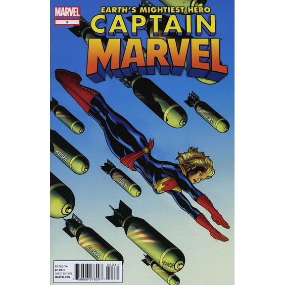 Captain Marvel (8th Series) #3 VF ; Marvel Comic Book