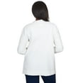 thumbnail image 2 of Alfred Dunner Womens Petite Chenille Long Open Cardigan, 2 of 6