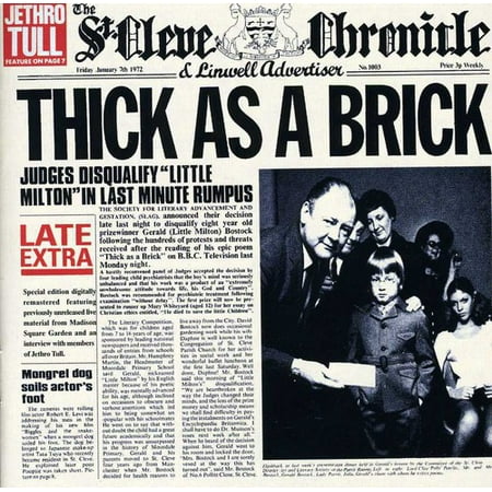 Jethro Tull - Thick As A Brick (+ Bonus Tracks) - Music & Performance - CD