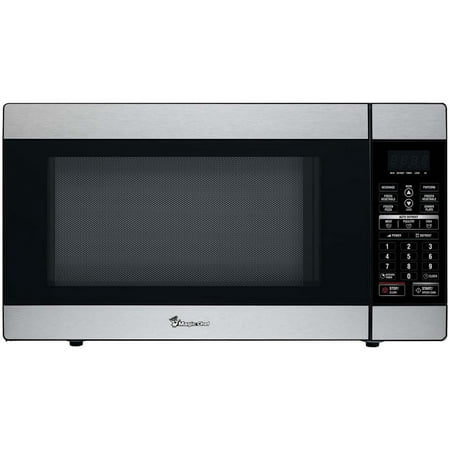 Magic Chef 1.8 Cu. Ft. 1100W Countertop Microwave Oven in Stainless