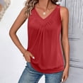 thumbnail image 4 of UPPADA Womens Tank Tops Summer Sleeveless Shirts Ladies Ribbed Wide Shoulder Straps Tees Racerback Tight Slim Fitted Workout Tank Tops Fitted Tops Racer Back Blouses,Deal of Day, 4 of 8