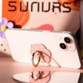thumbnail image 4 of LAICAIW Flower Cell Phone Ring Holder, Cute Phone Back Ring Grip for Finger and Hand (Purple,Salmon), 4 of 6