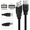 thumbnail image 2 of Cable Adaptador USB Firewire IEEE 1394 Hembra de 6 Pines a USB 2.0 AM Cable Adaptador Conecta y Reproduce para CáMara Digital, 2 of 5