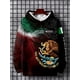 thumbnail image 4 of Sudadera con capucha para hombre, con estampado 3D de la bandera de México, sudadera con cordón, ropa deportiva de manga larga, ropa informal para hombre, 4 of 5