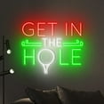 thumbnail image 3 of Handmadetneonsign Get In The Hole Neon Sign, Sport Club Light Wall Art Decor, Sport Store Wall Decor 51282, 3 of 5