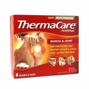 ThermaCare Multi-Purpose Muscle & Joint Pain Therapy (3 Count) Heatwraps, Up to 8 Hours of Pain Relief, Temporary Relief of Muscular, Joint