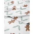 thumbnail image 3 of CGK Linens 3-Piece Christmas Holiday Sheet Set - Twin Size Xmas Winter Bedding With Vibrant Festive Patterns, Ginger, 3 of 6