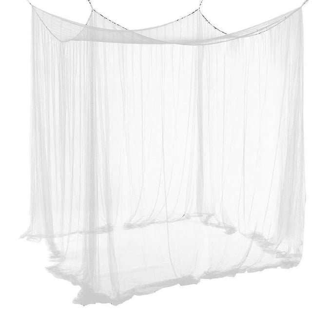 Mosquito Net For Double Bed, White, 210 X 190 X 240 Cm-