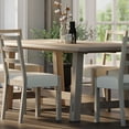 thumbnail image 4 of Maven Lane Yves Rectangular Wooden Dining Table in Weathered White Finish, 4 of 7
