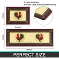 thumbnail image 5 of Rooster Kitchen Rug Rooster Rugs Set of 2 Kitchen Rug with Rooster Non-Slip Kitchen Rugs and Mats Floor Mat Doormat Runner Rug for Kitchen, Laundry, Living Room, Front Door, 5 of 5