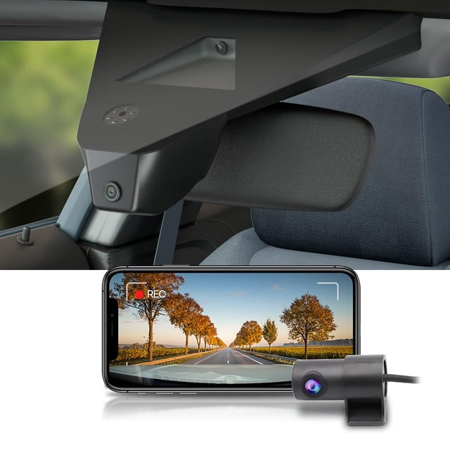 Cámara de salpicadero FITCAMX delantera 4K+trasera 1080P para Acura MDX 2025-2026
