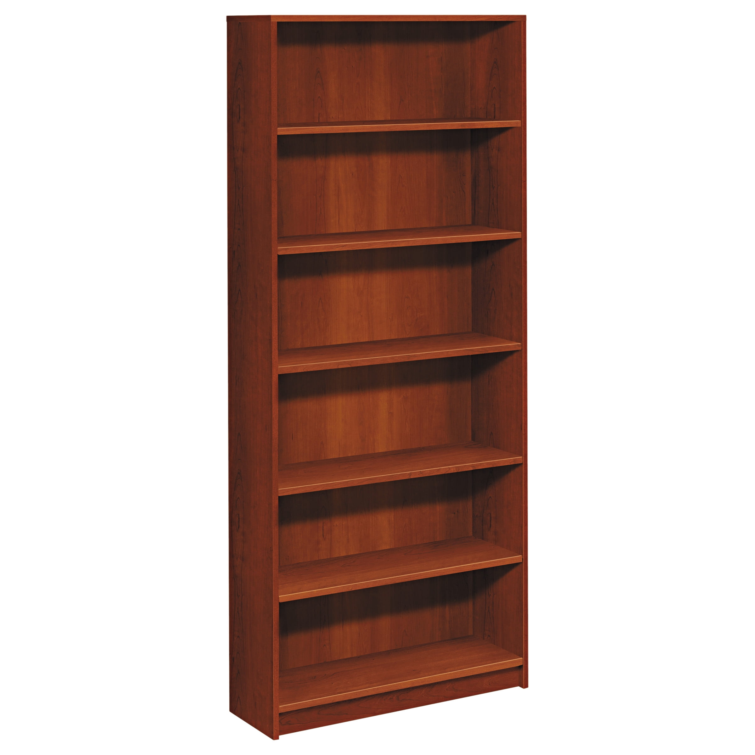 HON 1870 Series Bookcase, Six Shelf, 36w x 11 1/2d x 84h, Cognac