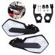 thumbnail image 5 of es de Mano para Motocicleta, de Barra de Manillar Universal de 7/8 "22 Mm, Apto para Motocicleta, Motocross, Motocicleta, - Negro + Negro + blanco DYNWAVEMX Manoplas de rejilla, 5 of 7
