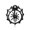 Black, variant on Spider in Web Sparkle 14G Colorline Steel Reverse Top-Down Belly Button Ring, Purple