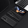 thumbnail image 5 of Dteck for Samsung Galaxy Z Fold 3 Case with Tempered Glass Screen Protector, Durable Hard Rugged Case with S Pen Holder + Free Stylus for Galaxy Z Fold 3,Black, 5 of 7
