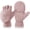 Pink, variant on Winter Convertible Gloves Flip Top Mittens Warm Polar Fleece for Winter Running Texting Photographing for Men Women