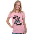 thumbnail image 4 of Crazy Cat Lady in Training Funny Cute Womens Fitted Plus Size Graphic Tee Brisco Brands 2X, 4 of 5