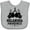 AC-Heather Grey, variant on Inktastic Melanoma Awareness Skin Cancer Boys or Girls Baby Bib