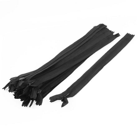 - Unique Bargains Clothes Invisible Nylon Coil Zippers Tailor Sewing Craft Tool Black 25cm 20 Pcs for Home Essential