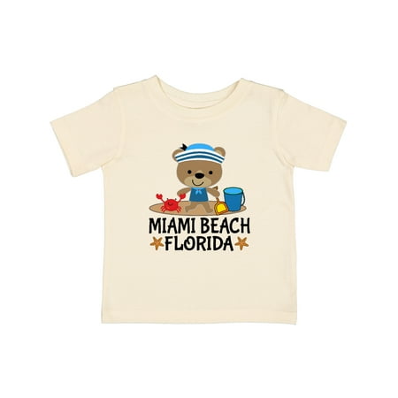 

Inktastic Miami Beach Florida Cute Vacation Gift Baby Boy T-Shirt