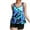 Purple, variant on EINCcm Plus Size Tankini Swimsuits for Women Two Piece Tummy Control Bathing Suit Floral Print Tankini Top with Shorts