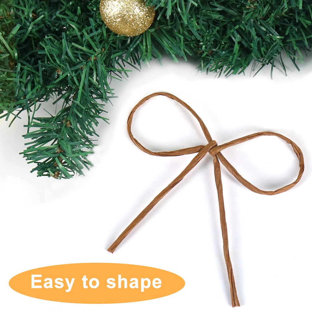 12 Gauge Floral Wire - Bendable Vine Bind Wire for Bouquets and Crafts (Dark Brown)