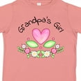 thumbnail image 4 of Inktastic Grandpa's Girl Heart Flowers Girls Toddler T-Shirt, 4 of 5
