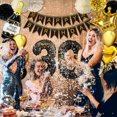 thumbnail image 4 of YANSION 30th Birthday Decorations, Black Gold 30th Birthday Balloons Including 30th Birthday Banner, 30th Birthday Confetti Balloons, 30th Birthday Decorations for Men Women 30th Birthday Party, 4 of 8