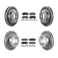 thumbnail image 1 of Transit Auto Front Rear Coated Disc Brake Rotors and Semi-Metallic Pads Kit for Car Mercedes-Benz Sprinter 3500 Freightliner 2500 3500XD KGF-102627, 1 of 2