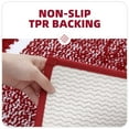 thumbnail image 4 of DISEN Red and White Bathroom Rugs - Absorbent, Non Slip, Soft, Washable, Quick Dry, 16"x24" Small Bath Mats for Bathroom, Microfiber Shower Mat Bath Rug Bathroom Carpet, 4 of 6