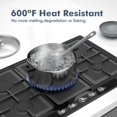 thumbnail image 4 of Juego de espátulas de silicona CheFaide, 4 piezas, resistentes al calor, 600 °F, 4 of 6