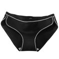 thumbnail image 3 of Bragas de mujer Calzoncillos de algodón sin costuras de cintura media Ropa interior suave, Negro, XXL Advancent  AP001351-04, 3 of 7