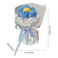 thumbnail image 3 of Gmogad Handmade Crochet Flower Bouquet – Ready-to-Gift Knitted Roses & Sunflowers, Allergy-Free, Mother’s Day, Wedding, Home Decor, Vintage Style, 3 of 6