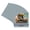 Metallic Silver, variant on Metallic Gold Picture Frame Mat for 16x16 Frames - Circle Opening for 14x14 Photos - 25 Mats