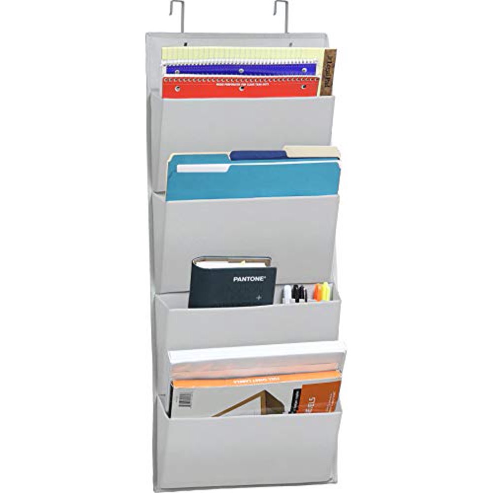 4 Pockets Wall Mount/Over Door Office Supplies File Document