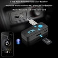 thumbnail image 5 of Transmisor receptor compatible con Bluetooth X6 Plus, adaptador inalámbrico, conector de 3,5mm para música de coche, receptor de Audio, auriculares auxiliares, 5 of 5