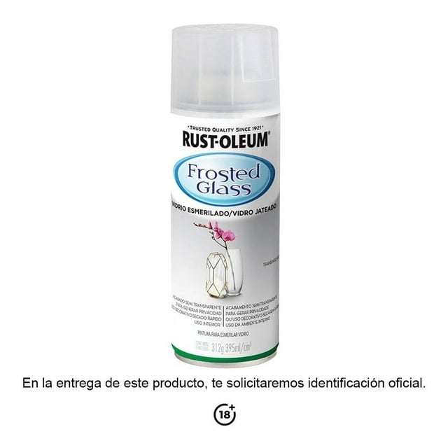 Pintura en Aerosol Frosted Glass Rust-Oleum Specialty Esmalte Esmerilado Transparente