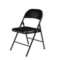 thumbnail image 4 of (Pack of 4) Commercialine® 900 Series All-Steel Folding Chair, Black, 4 of 8