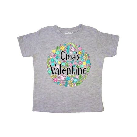 

Inktastic Oma s Valentine- Flower Circle Gift Toddler Boy or Toddler Girl T-Shirt